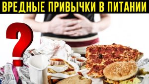 Влияние вредных привычек в питании на здоровье